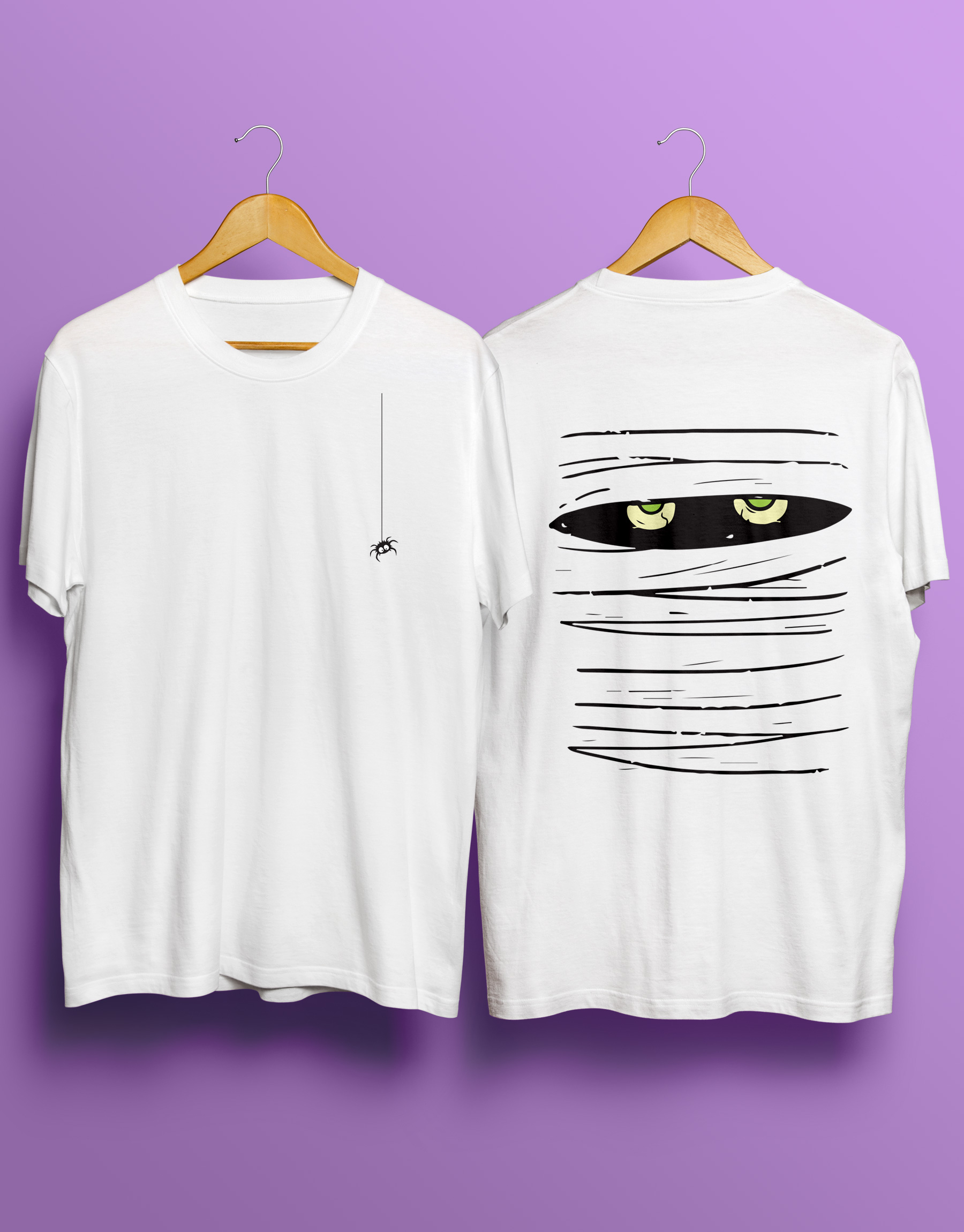 halloween_mummyeyes Szafa Playeras Moda